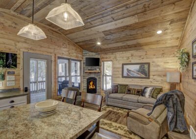 Bass Cabin Living Area