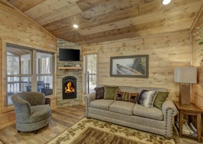 Bass Cabin Living Area
