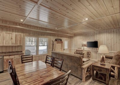 Perch Cabin Dining Area