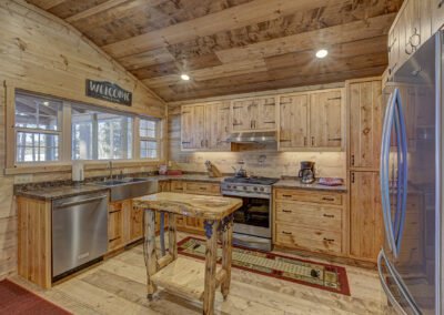 Walleye Cabin Kitchen