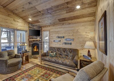 Musky Cabin Living Area