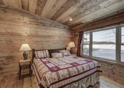 Walleye Cabin Master Bedroom